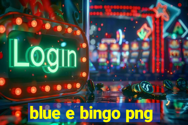 blue e bingo png